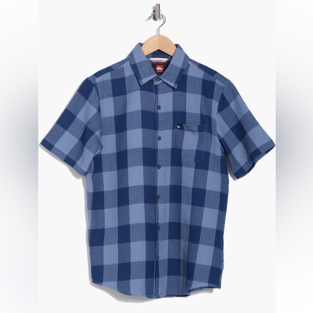 Quiksilver Danya Check Cotton Shirt M NWT